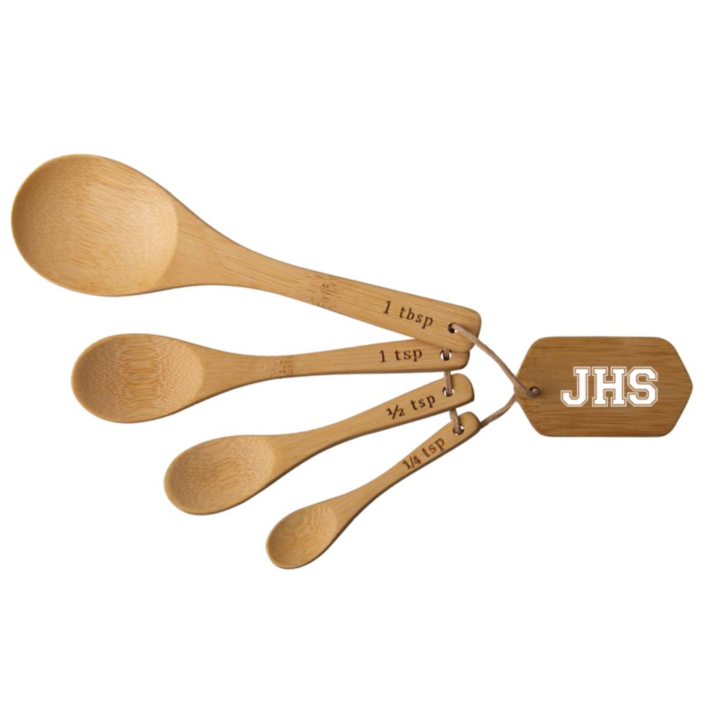 View larger image of Add Your Logo: Wooden Measuring Spoons